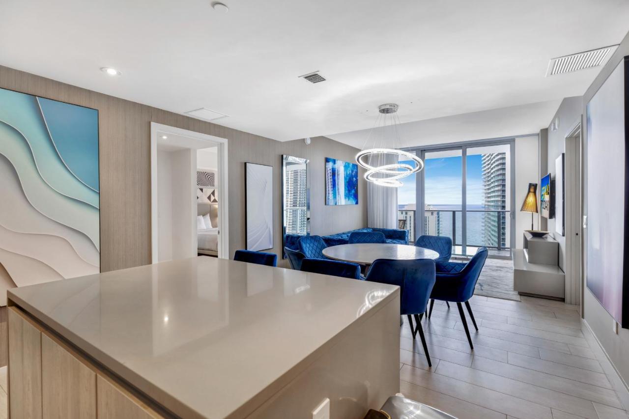 Hyde House - Luxury Waterfront 2Br 2Ba Apartment Suite With Direct Ocean View, Roof Top Pool, Resort Amenities Hollywood Zewnętrze zdjęcie