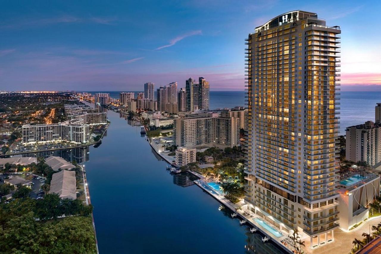 Hyde House - Luxury Waterfront 2Br 2Ba Apartment Suite With Direct Ocean View, Roof Top Pool, Resort Amenities Hollywood Zewnętrze zdjęcie