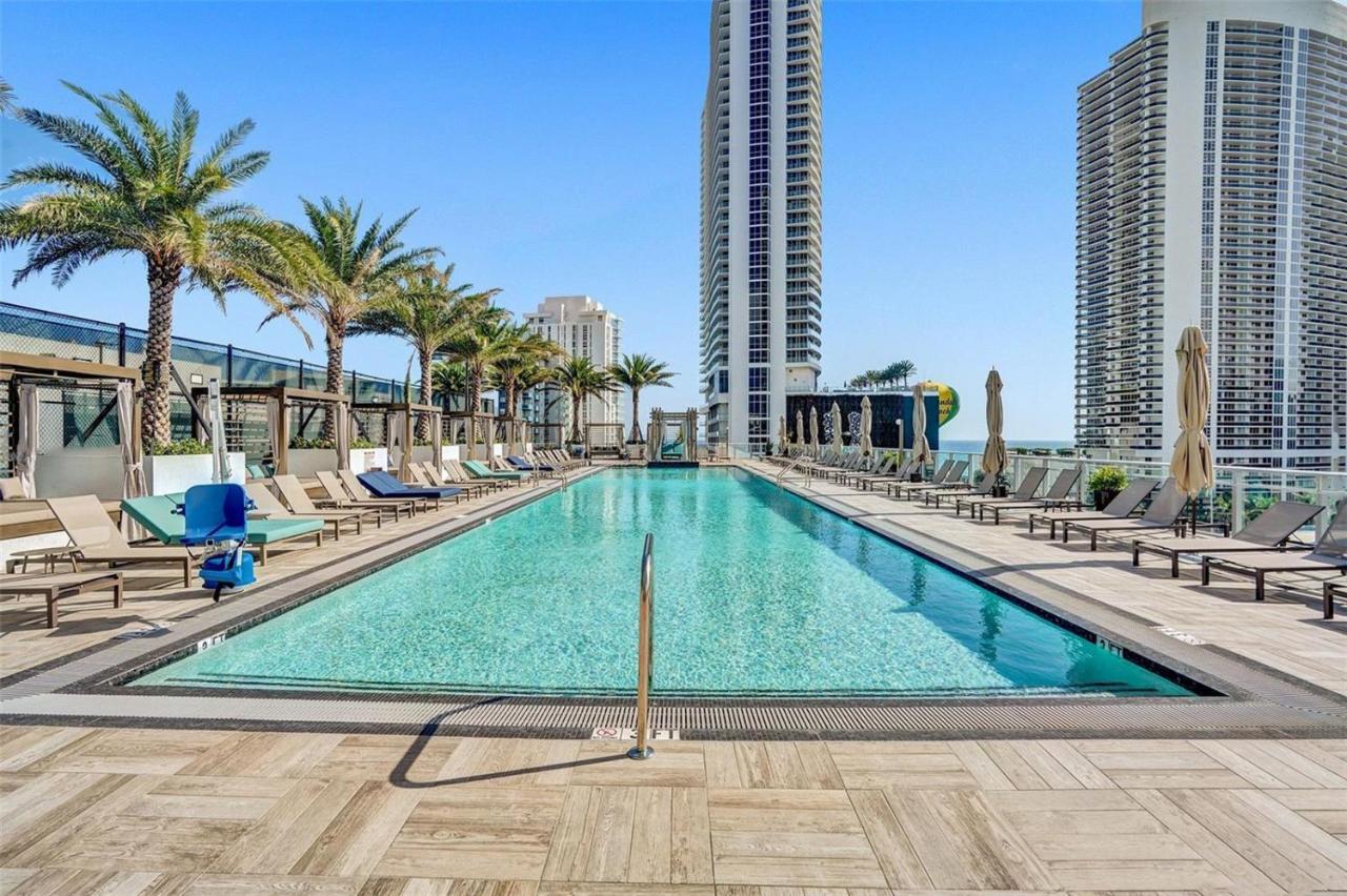 Hyde House - Luxury Waterfront 2Br 2Ba Apartment Suite With Direct Ocean View, Roof Top Pool, Resort Amenities Hollywood Zewnętrze zdjęcie
