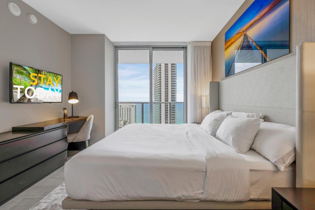 Hyde House - Luxury Waterfront 2Br 2Ba Apartment Suite With Direct Ocean View, Roof Top Pool, Resort Amenities Hollywood Zewnętrze zdjęcie
