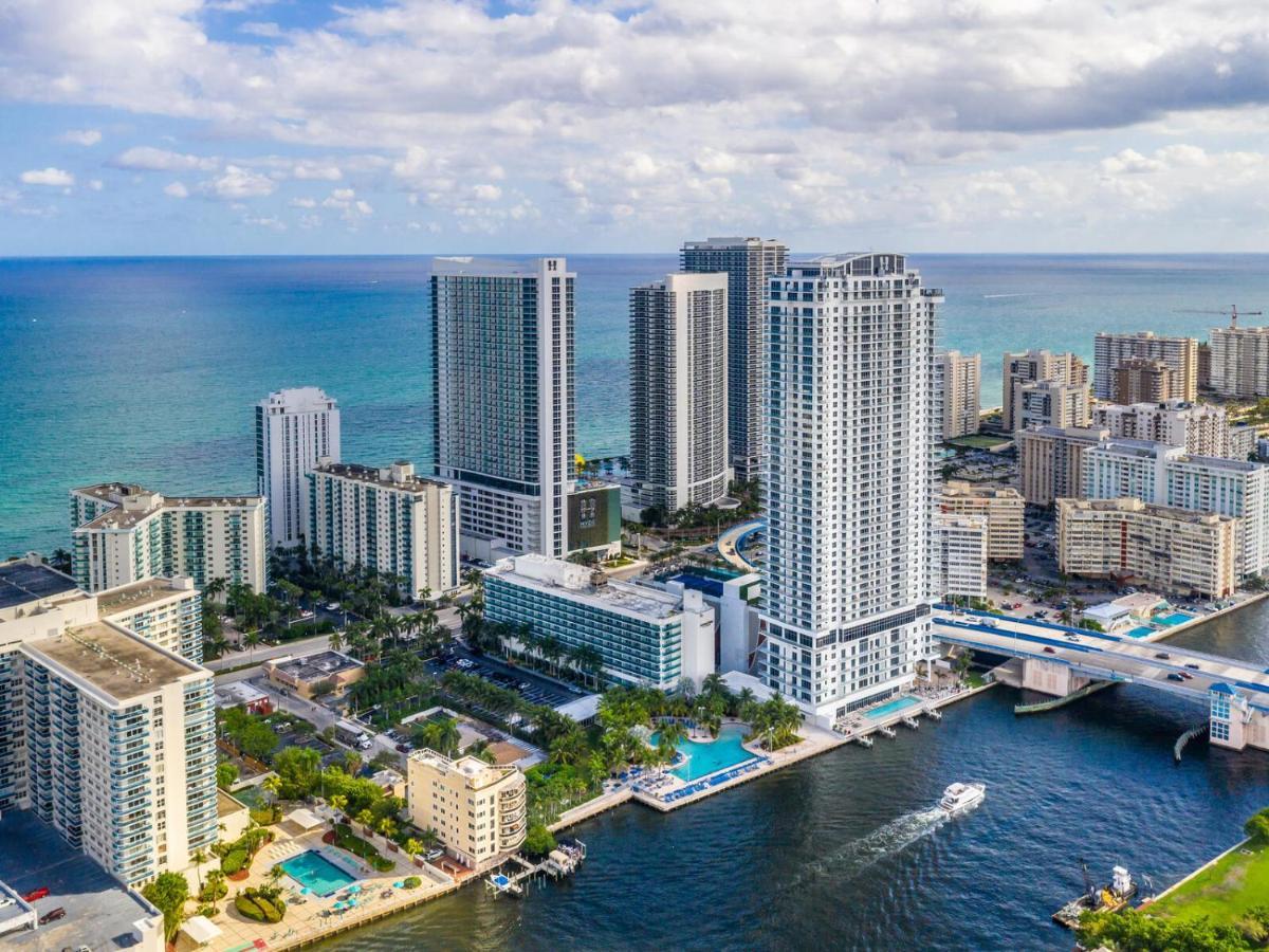 Hyde House - Luxury Waterfront 2Br 2Ba Apartment Suite With Direct Ocean View, Roof Top Pool, Resort Amenities Hollywood Zewnętrze zdjęcie